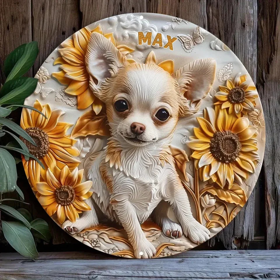 Custom Personalized Shih Tzu Metal Sign - Gift Idea For Dog Lover