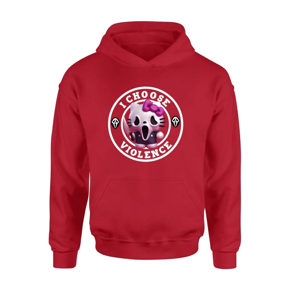 Personalized I Choose Violence Shirt/Hoodie - Halloween Gift Idea