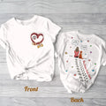 Personalized Memorial Dog AOP T-shirt - Memorial Gift For Dog Lover - You Never Walk Alone
