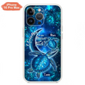 Custom Personalized Turtle Phone Case For Iphone and Samsung - Up to 6 Turtles - I Love You To The Moon And Back - IUNAG8