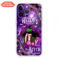 Custom Personalized Stick My Broom Witch Phone Case - Halloween Gift Idea - Case For iPhone And Samsung - Witch By Nature