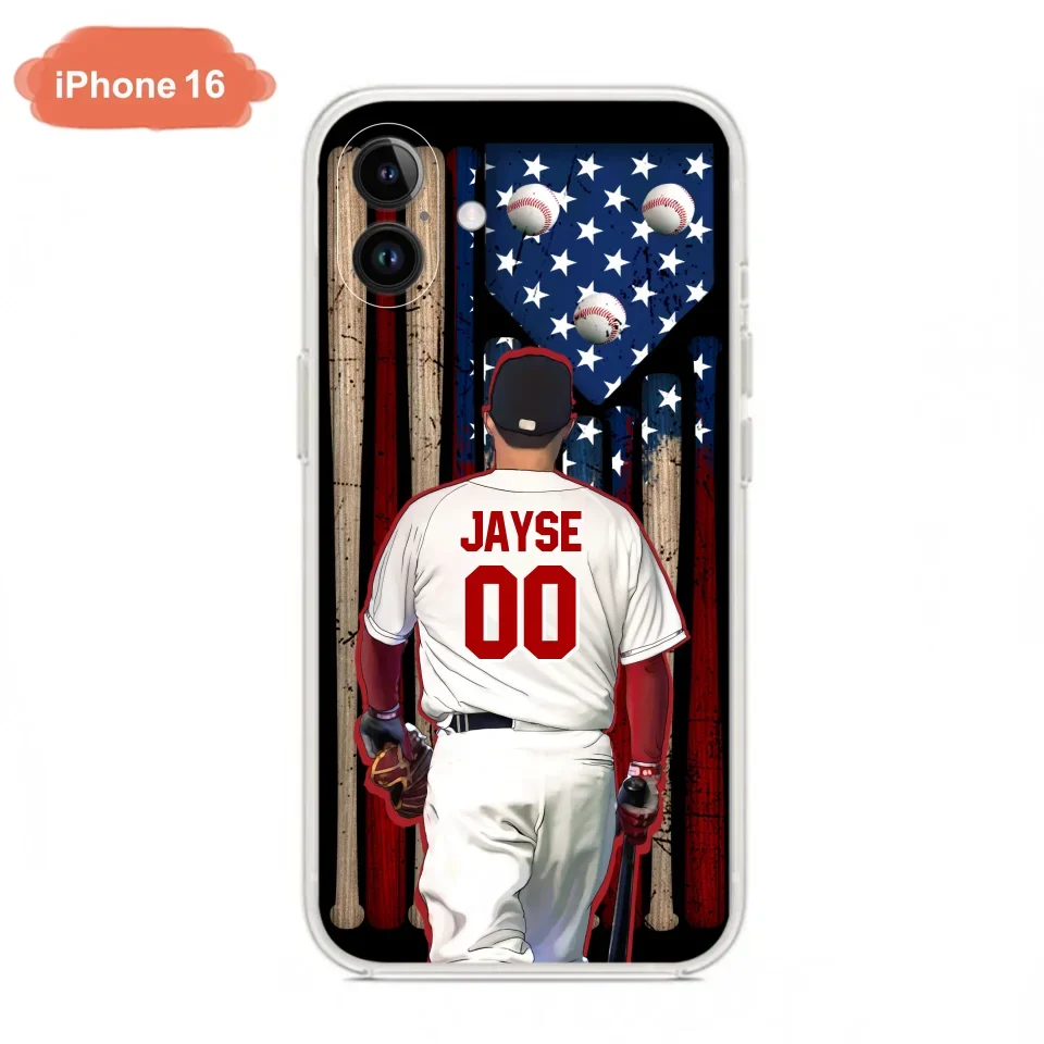 Custom Personalized Baseball Phone Case - Best Gift Idea For Baseball Lovers