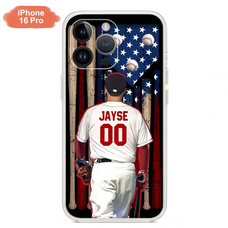Custom Personalized Baseball Phone Case - Best Gift Idea For Baseball Lovers