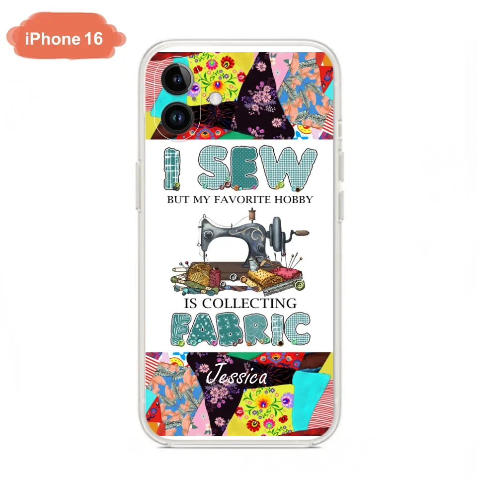 Custom Personalized Sewing Machine Phone Case - Gift Idea For Sewing Lovers - Case For iPhone, Samsung and Xiaomi - 8WU8I3