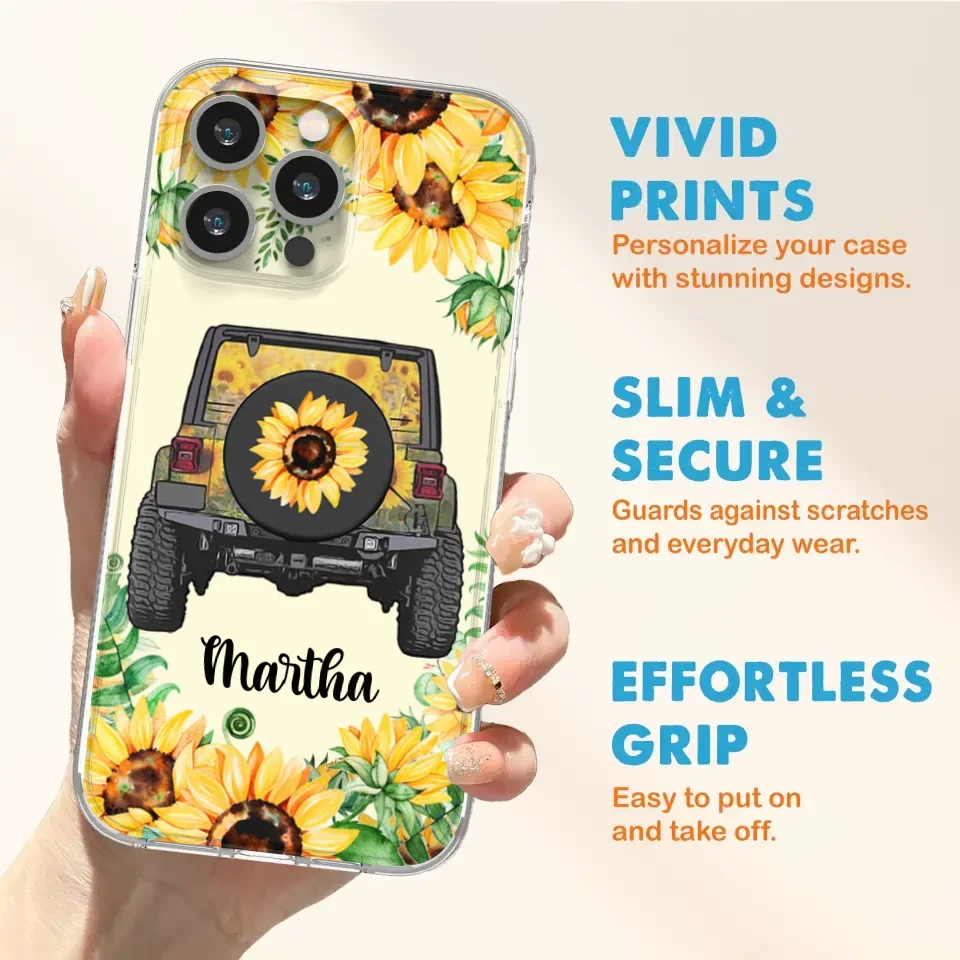 Custom Personalized Off-road Car Phone Case - Best Gift Idea For Off-road Lovers - Case For iPhone, Samsung and Xiaomi