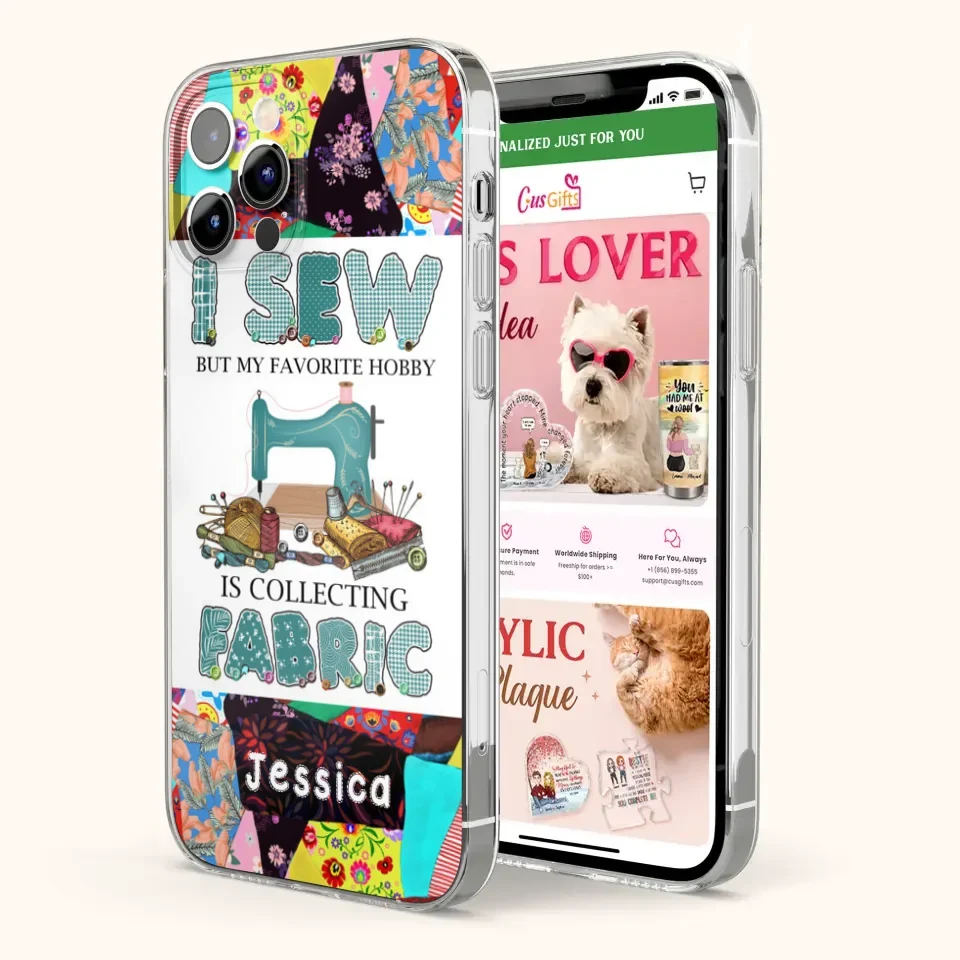 Personalized Sewing Phone Case - Phone Case For iPhone, Samsung and Xiaomi - 8WU8I3