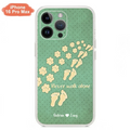 Personalized Dogs's Paws Phone Case - Best Gift Idea For Dog Lovers With Up to 3 Dogs's Paws - Never Walk ALone - Case For iPhone, Samsung And Xiaomi
