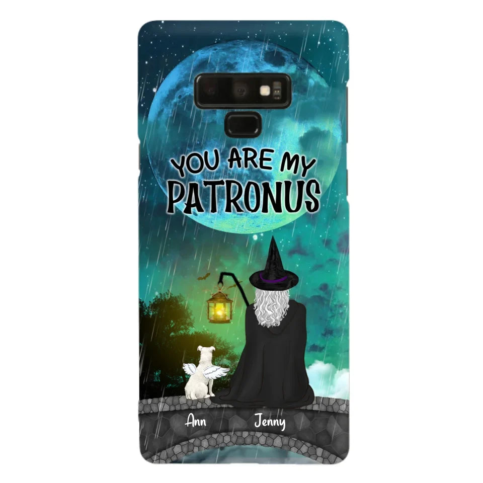 Personalized Witchy Phone Case - Up to 2 Girls and 4 Pets - You Are My Patronus - 4UM2XW