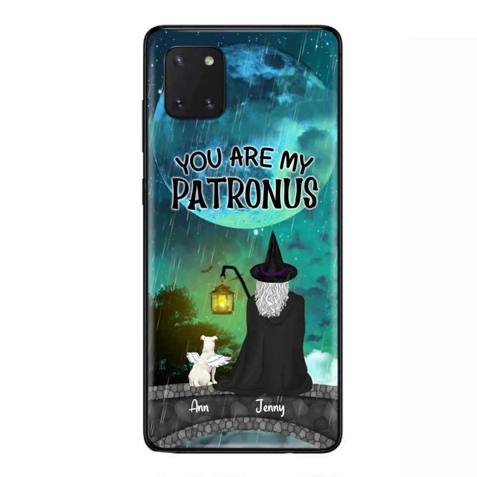 Personalized Witchy Phone Case - Up to 2 Girls and 4 Pets - You Are My Patronus - 4UM2XW