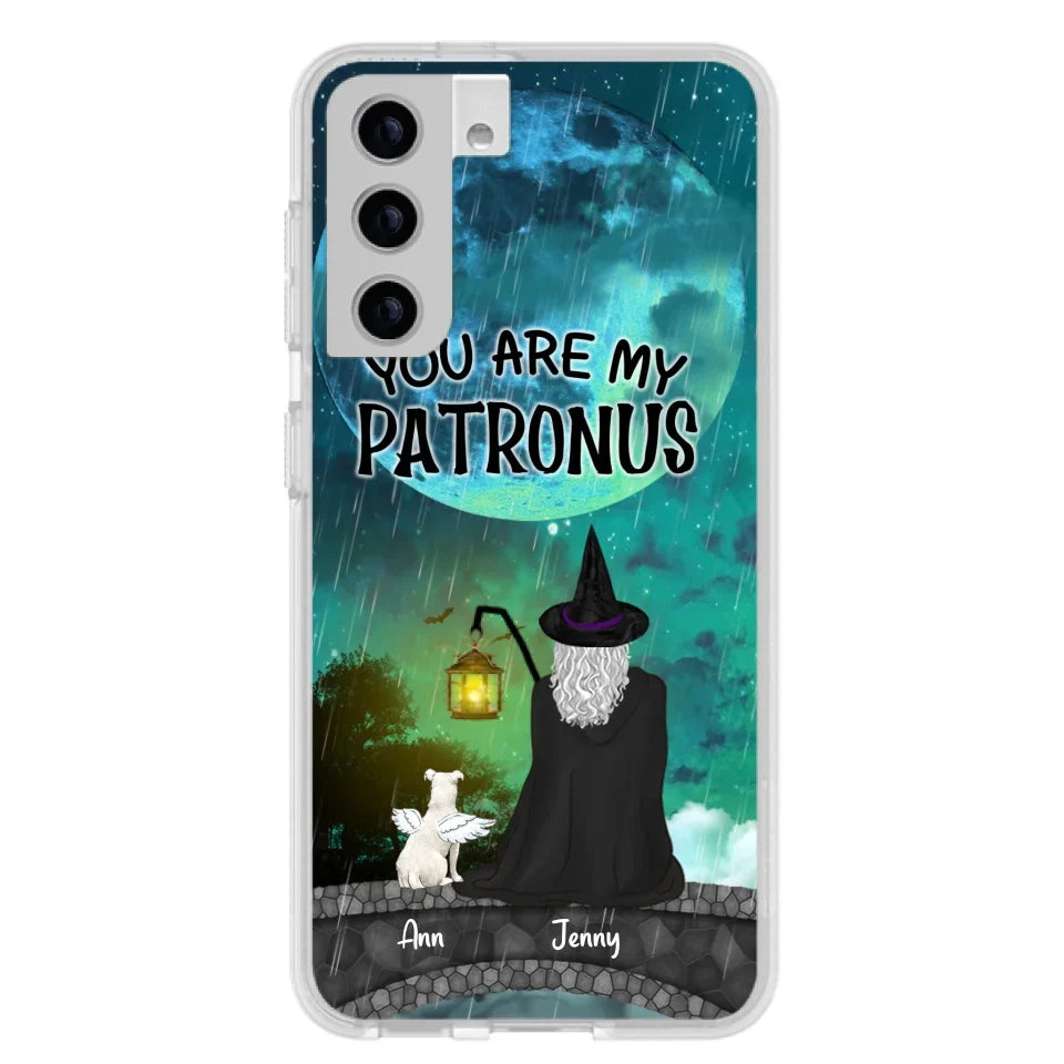 Personalized Witchy Phone Case - Up to 2 Girls and 4 Pets - You Are My Patronus - 4UM2XW