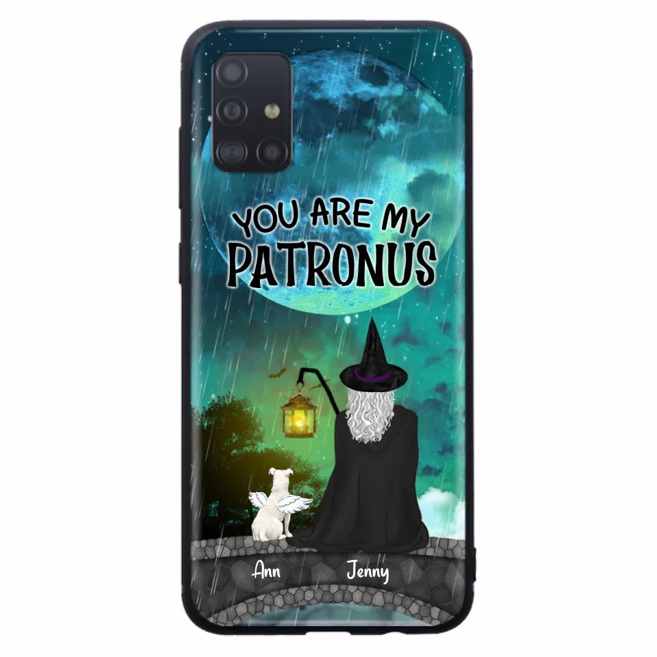 Personalized Witchy Phone Case - Up to 2 Girls and 4 Pets - You Are My Patronus - 4UM2XW