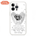 Custom Personalized Memorial Photo Phone Case - Memorial Gift Idea for Christmas - Don't Cry For Me Mom/Dad - Case For iPhone/Samsung