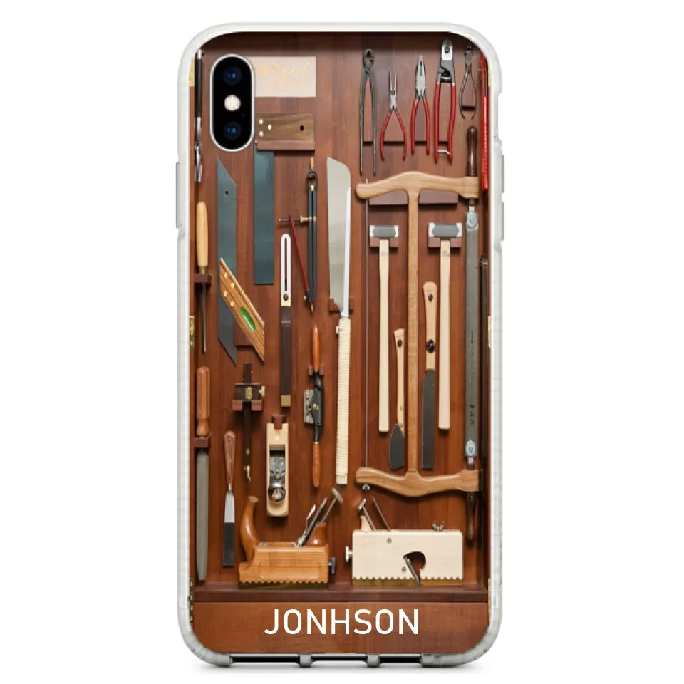Custom Personalized Carpenter Toolbox Phone Case - Case For iPhone, Samsung And Xiaomi - J59VWE