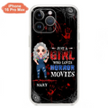 Custom Personalized Halloween Phone Case for iPhone and Samsung - Gift Idea For Halloween - Just A Girl Who Loves Horror Movies