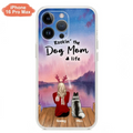 Custom Personalized Family Christmas Phone Case - Life Is Better With Dogs