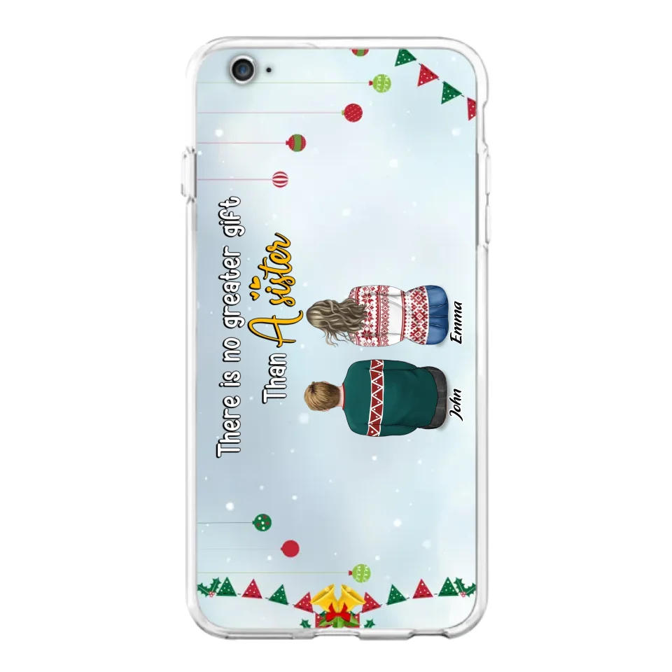 Personalized Christmas Brothers & Sisters Phone Case - Christmas Gift Idea For Siblings - Up to 12 People - Life Is Better With Brothers & Sisters - Case For iPhone And Samsung