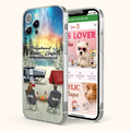 Custom Personalized Camping Xmas Phone Case - Christmas Gift For Camping Family/Couple/Single Parent/Solo - Upto 3 Kids and 4 Pets - Husband And Wife Camping Partners For Life - Case For iPhone And Samsung