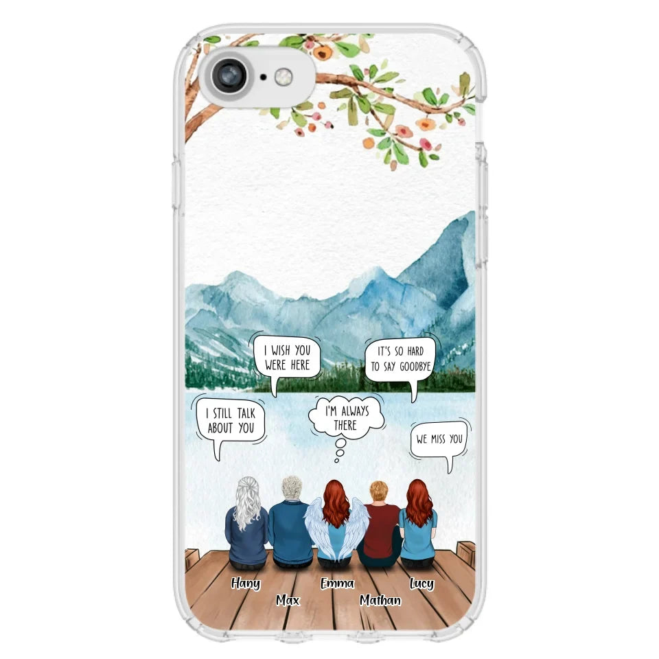 Custom Personalized Memorial Phone Case - Upto 5 People - Best Gift For Family - Case For Iphone & Samsung