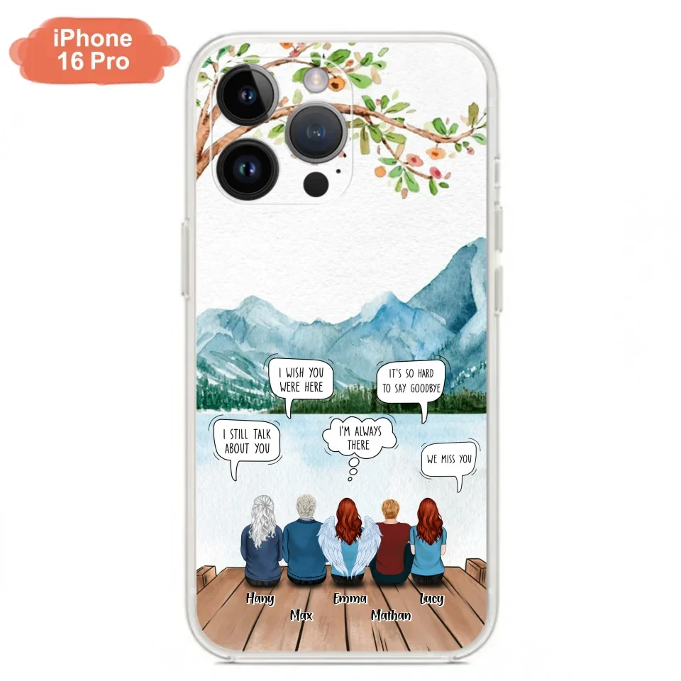 Custom Personalized Memorial Phone Case - Upto 5 People - Best Gift For Family - Case For Iphone & Samsung