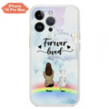 Custom Personalized Memorial Pets Phone Case - Man/Woman With Upto 4 Pets - Memorial Gift For Dog Lovers/Cat Lovers - Forever Loved - For iPhone And Samsung Phone Case - AXSIO5