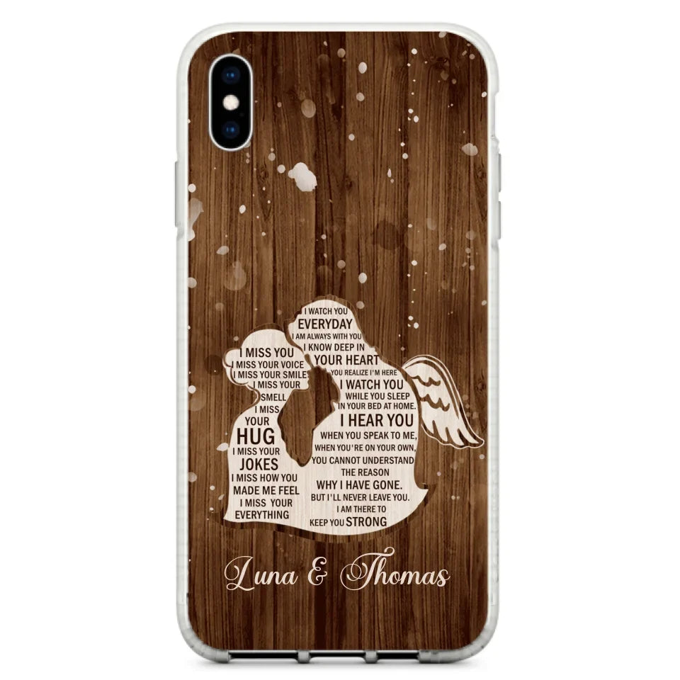 Custom Personalized I Miss Your Voice Memorial Phone Case - Memorial Gift Idea For Couple - Case For iPhone And Samsung
