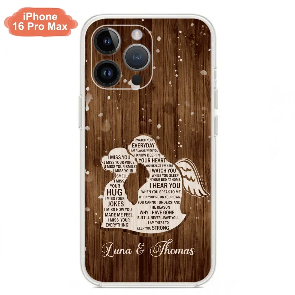 Custom Personalized I Miss Your Voice Memorial Phone Case - Memorial Gift Idea For Couple - Case For iPhone And Samsung