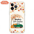 Custom Personalized Autumn Grandma's Pumpkins Phone Case - Gift For Grandma - Grandma's Little Pumpkins - Case For iPhone And Samsung