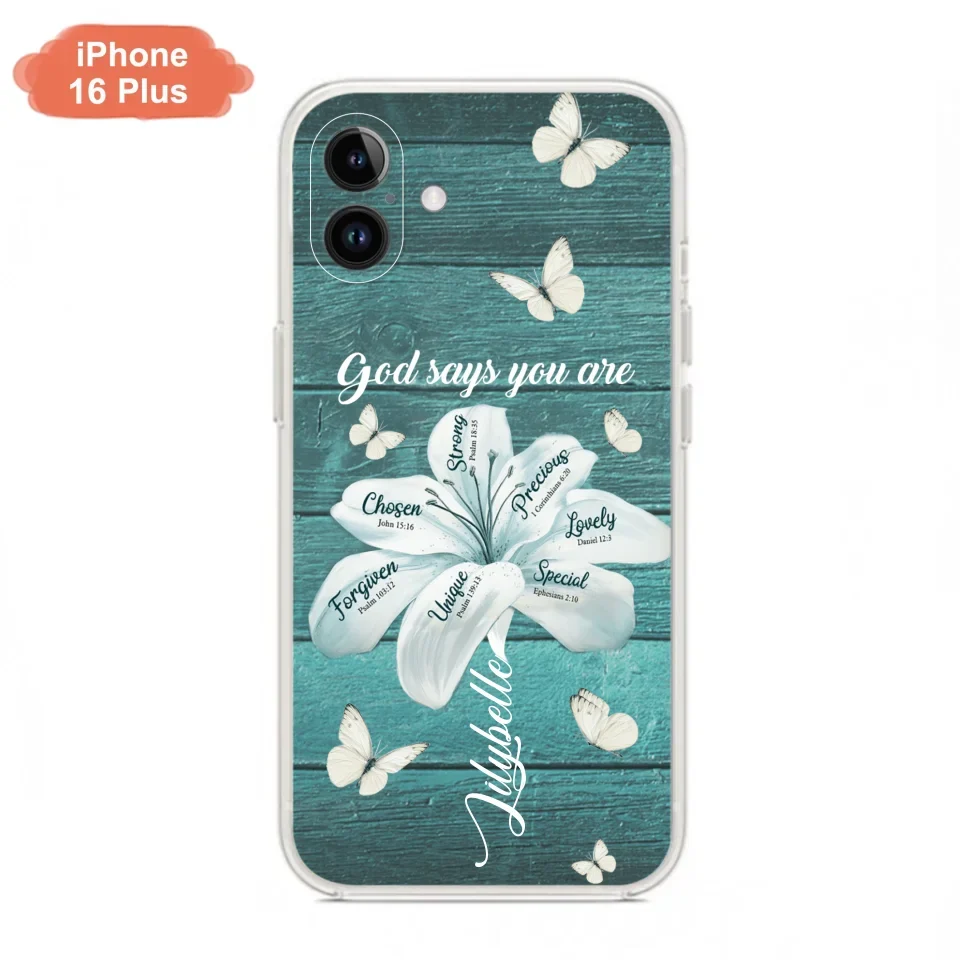Custom Personalized Phone Case - Gods Says You Are - Case For Iphone Samsung - BR9N4C