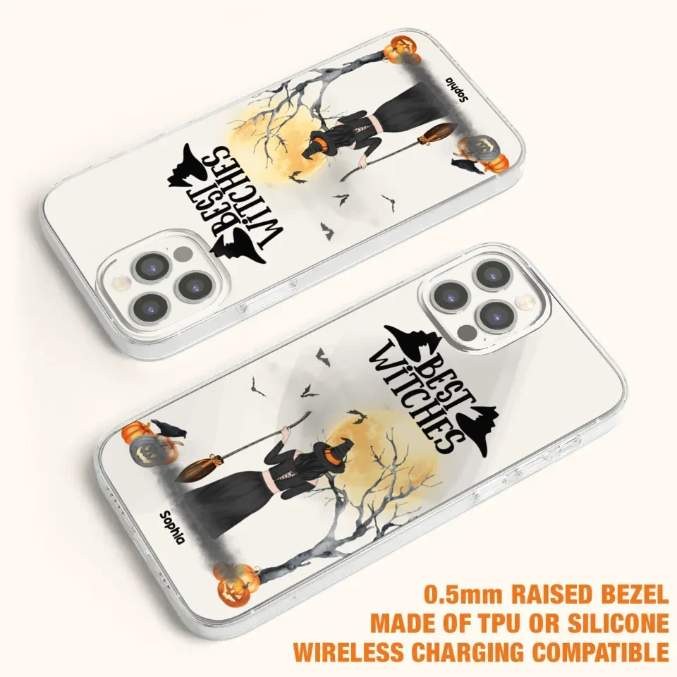 Custom Personalized Witchy Friends Phone Case - Gift For Best Friends with up to 3 Witches - Best Witches