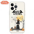 Custom Personalized Witchy Friends Phone Case - Gift For Best Friends with up to 3 Witches - Best Witches