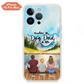 Custom Personalized Parents Pet Phone Case - Parents With 1 Kids And Upto 2 Pets - Case For iPhone And Samsung