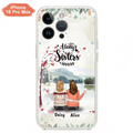 Custom Personalized Sisters Phone Case - Christmas/Autumn/Winter Sisters - Upto 3 Girls - Best Gift For Friends - Phone Case For iPhone And Samsung