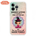 Custom Personalized Yoga Phone Case - Gift for Yoga Lovers - iPhone and Samsung Case - Namaste Witches