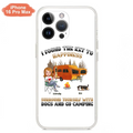 Custom Personalized Dog Camping Queen Phone Case - Gift Idea For Camping Lovers/Friends/ Dog Mom - Upto 5 Dogs - Case For iPhone And Samsung