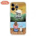 Personalized Dog Mom Phone Case - Gifts For Dog Lover With Up to 4 Dogs - You Had Me At Woof - The New Version for iPhone 16 Series