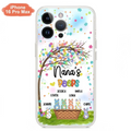 Custom Personalized Nana's Peeps Phone Case- Gift Idea For Easter Day - Upto 6 Bunnies - Nana's Peeps - Cases For iPhone & Samsung