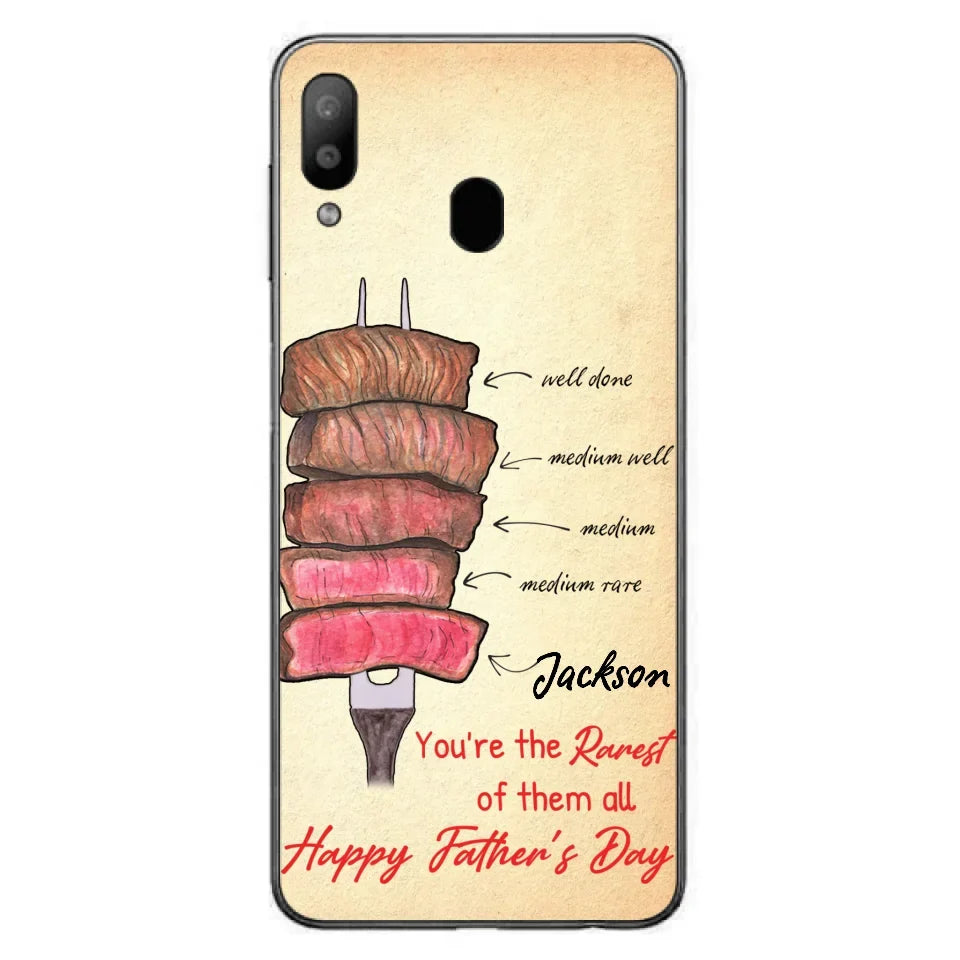 Custom Personalized Father's Day Phone Case - Gift Idea For Father's Day - You're The Rarest Of Them All - Cases For iPhone And Samsung