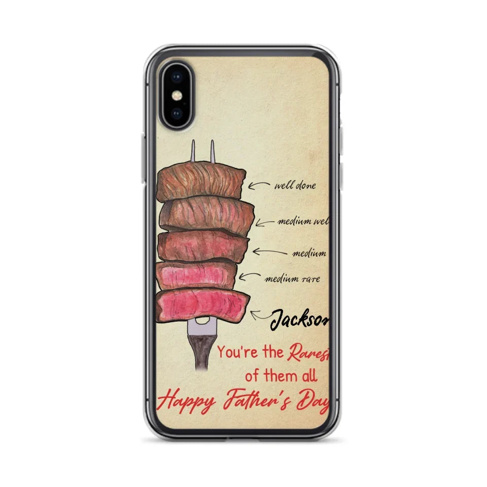 Custom Personalized Father's Day Phone Case - Gift Idea For Father's Day - You're The Rarest Of Them All - Cases For iPhone And Samsung