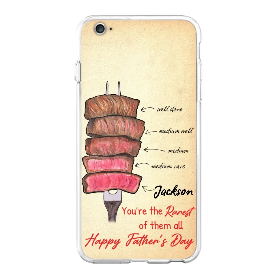 Custom Personalized Father's Day Phone Case - Gift Idea For Father's Day - You're The Rarest Of Them All - Cases For iPhone And Samsung