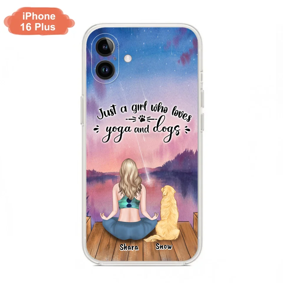 Custom Personalized Yoga Dog Mom Phone Case - Gift For Dog Lover - Case For iPhone And Samsung