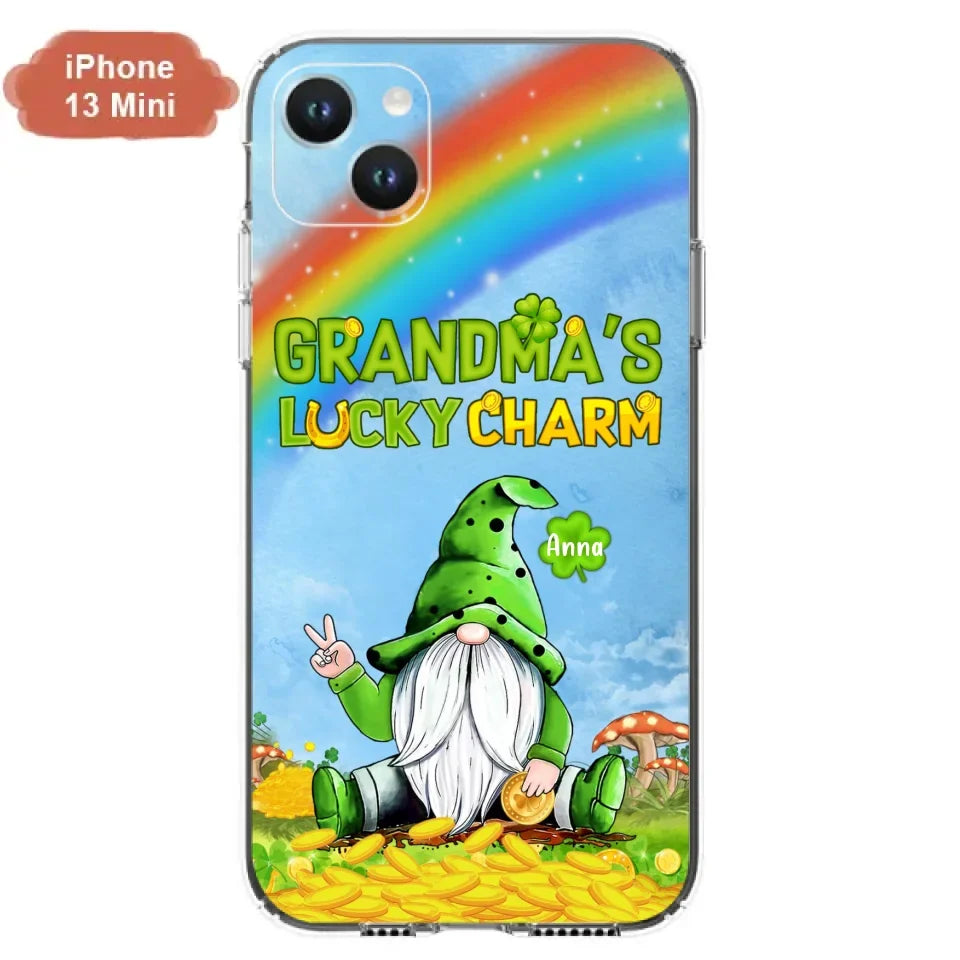 Custom Personalized iPhone Case/Samsung Case - Gift for Grandmother - Grandma's Lucky Charms Phone Case - Up to 6 Grandkids