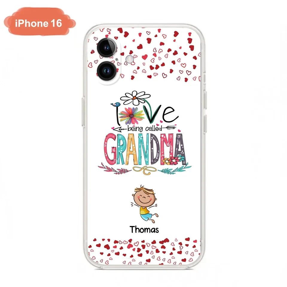 Custom Personalized Blessed To Be Called Nana Phone Case - Upto 5 Kids - Gift Idea For Nana/ Mama/Kids - Case For iPhone And Samsung