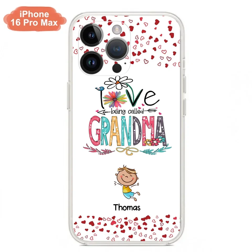 Custom Personalized Blessed To Be Called Nana Phone Case - Upto 5 Kids - Gift Idea For Nana/ Mama/Kids - Case For iPhone And Samsung