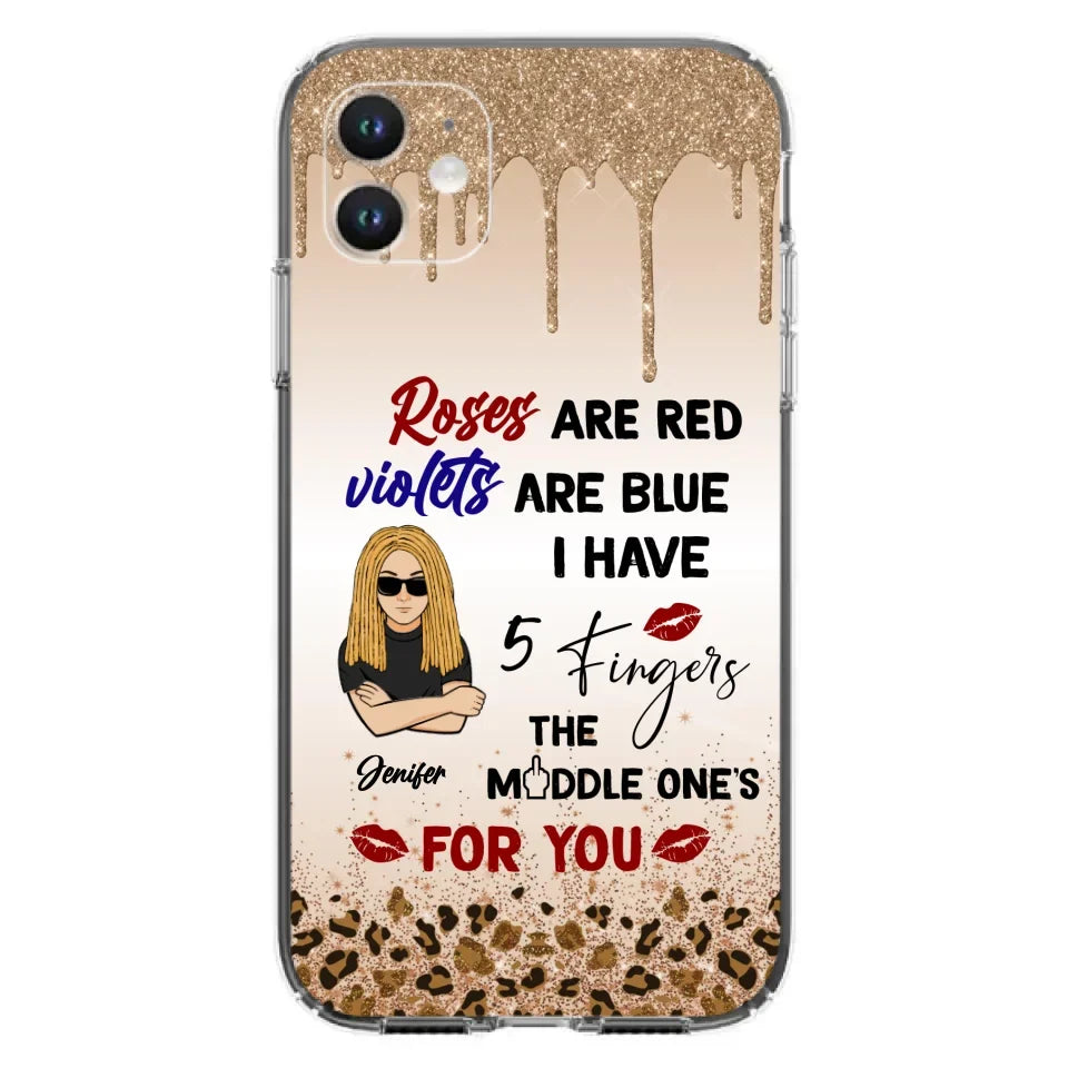 Custom Personalized iPhone and Samsung Case - Gift For Birthday/ Friends - Rose Are Red, Violets Are Blue