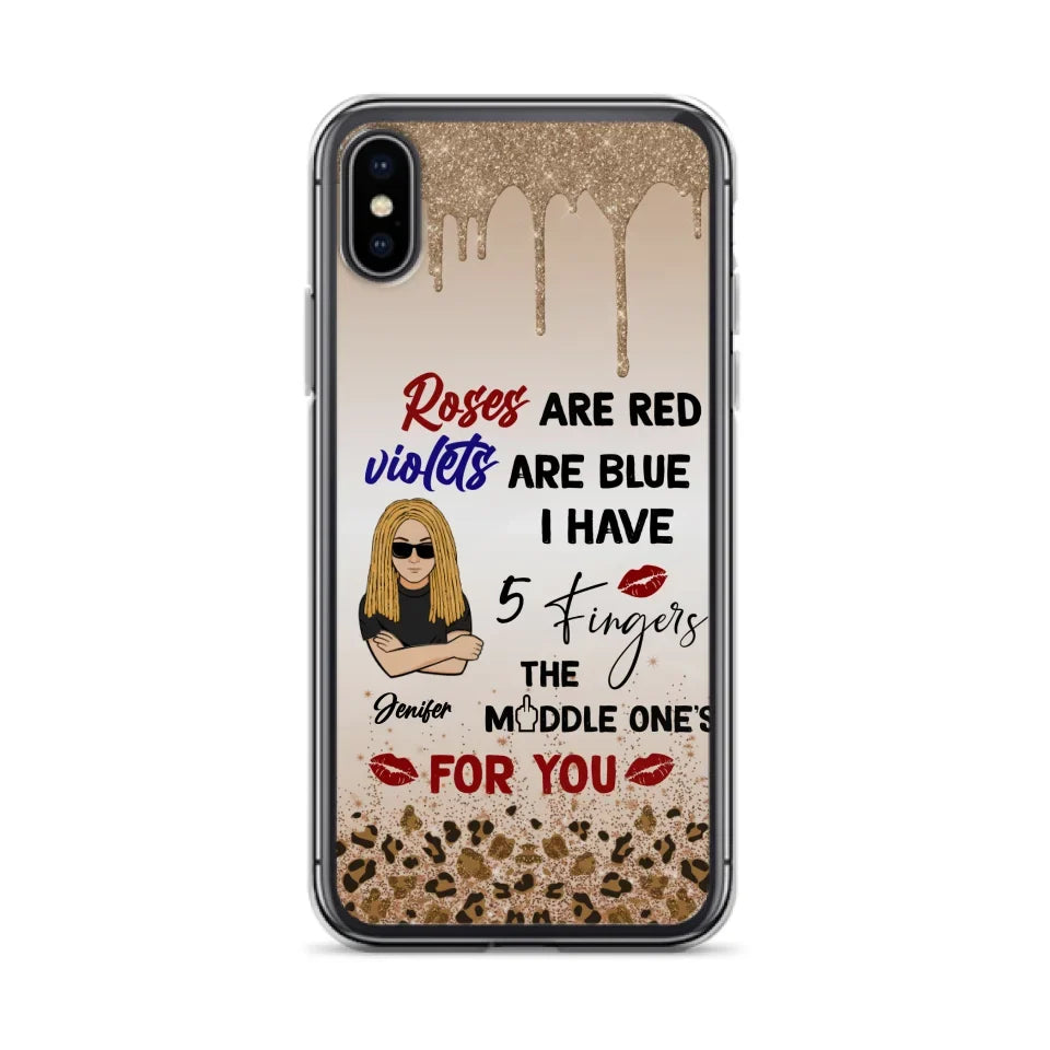 Custom Personalized iPhone and Samsung Case - Gift For Birthday/ Friends - Rose Are Red, Violets Are Blue