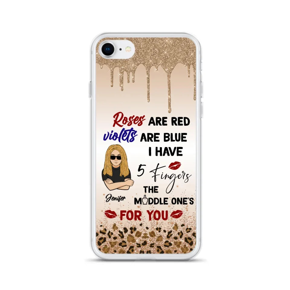 Custom Personalized iPhone and Samsung Case - Gift For Birthday/ Friends - Rose Are Red, Violets Are Blue