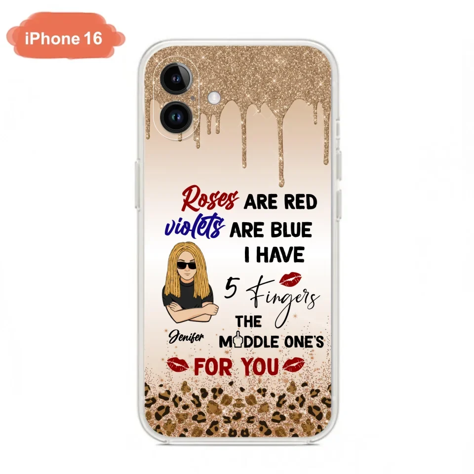 Custom Personalized iPhone and Samsung Case - Gift For Birthday/ Friends - Rose Are Red, Violets Are Blue