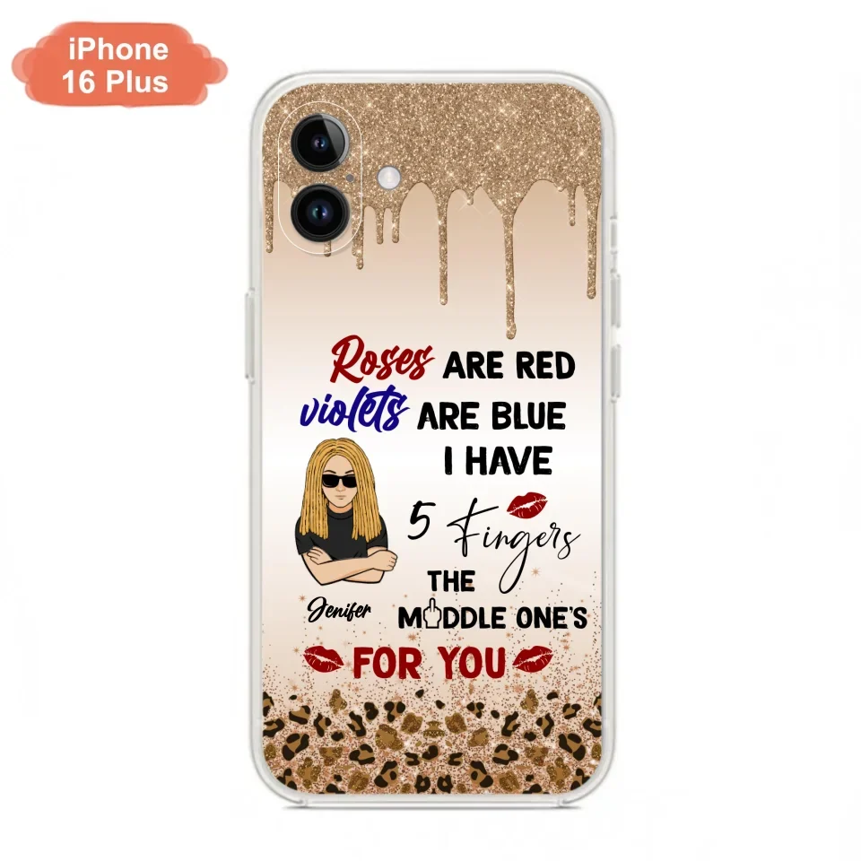 Custom Personalized iPhone and Samsung Case - Gift For Birthday/ Friends - Rose Are Red, Violets Are Blue