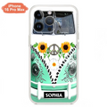 Custom Personalized Sunflower Peace Bus Phone Case - Best Gift Idea For Bus Lovers - Cases For iPhone And Samsung