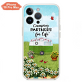 Custom Personalized Happy Campers Phone Case - Gift Idea For Camping Lover - Case For iPhone And Samsung